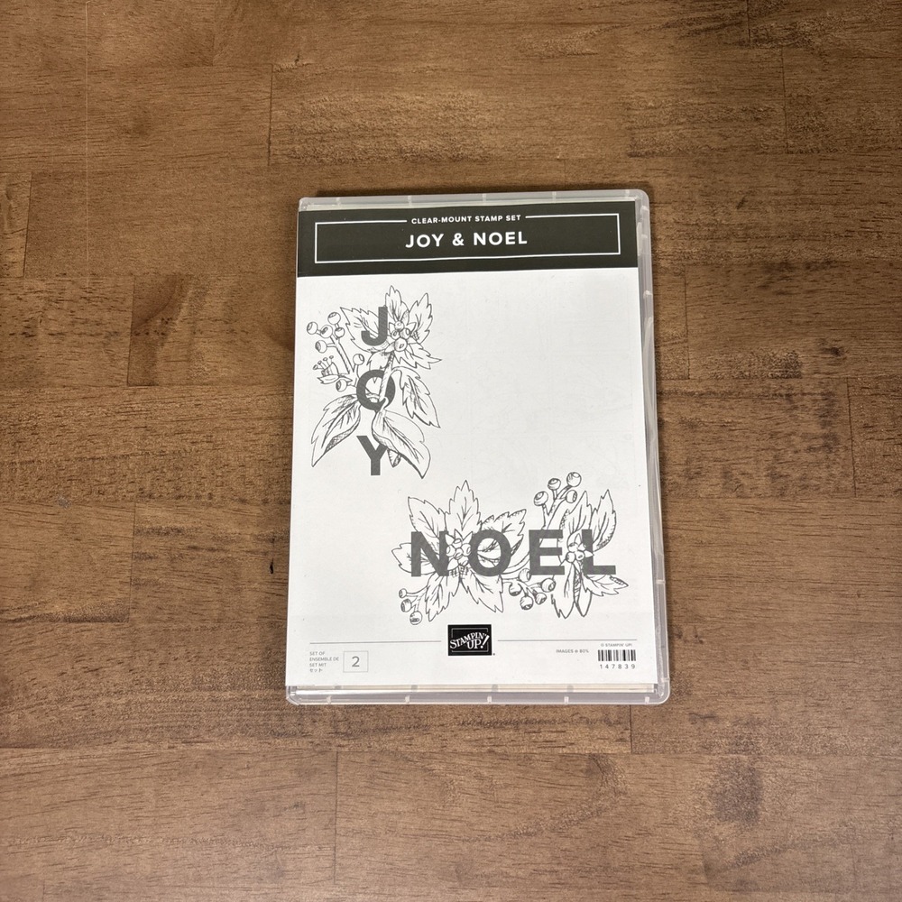 Stampin' Up! Joy & Noel Clear Mount Stamp Set #147839 Holly